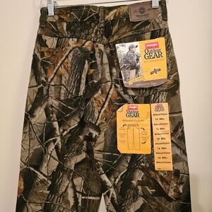 Wrangler Outdoor Gear Youth Relaxed Fit Camo Jeans 12 REG NWT Hunting